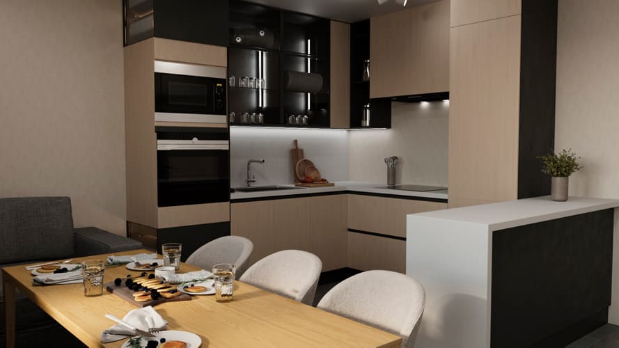 Квартира в минималистичном стиле